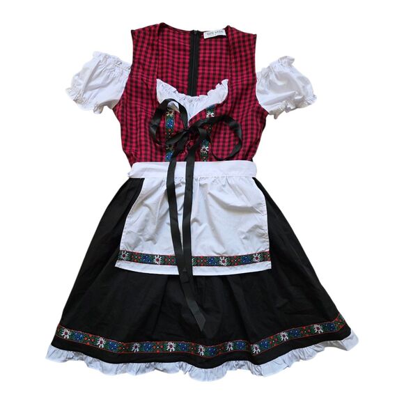 Kate Kasin German Dirndl Dress Oktoberfest Halloween Costume Women Size Medium - Picture 1 of 4